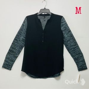 M - NWT MIK Ottoman Stitch Long Sleeve Tunic